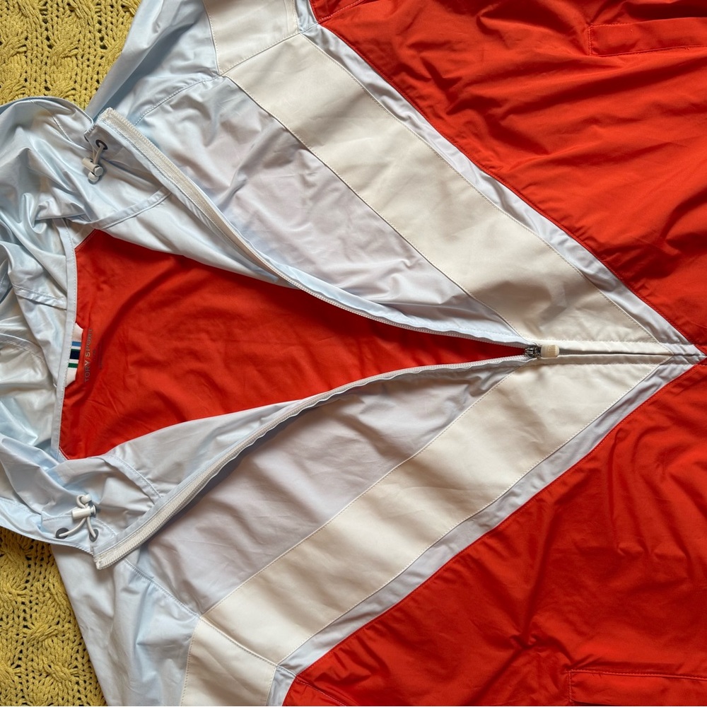 Tory Sport Chervon Orange/White Windbreaker - Picture 4 of 16